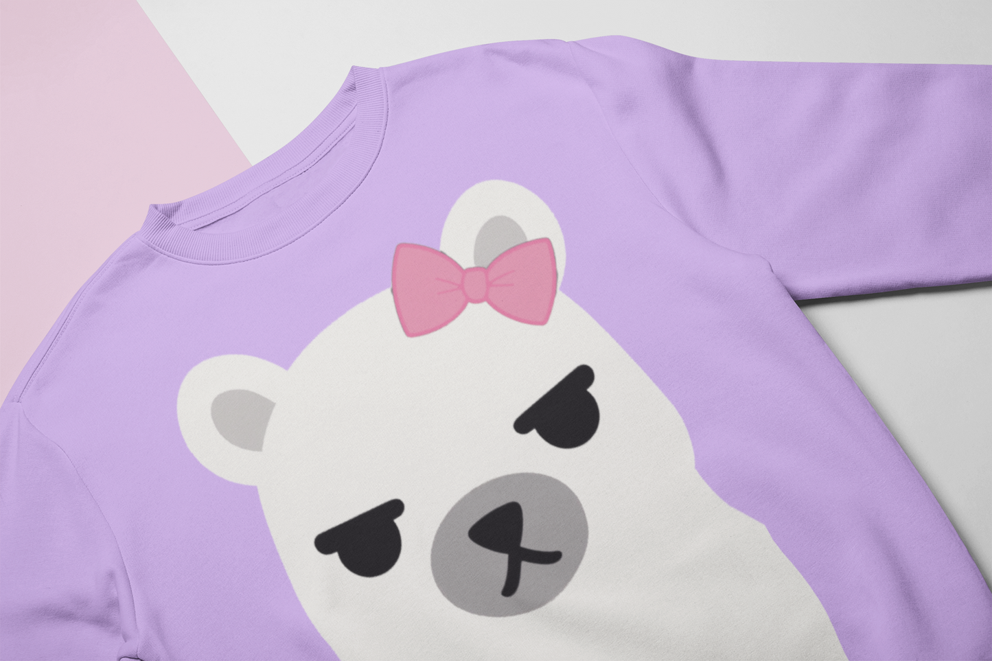 Mira Polar Bear Fleece Sweater from K-Pop Demon Hunters - Adult Size