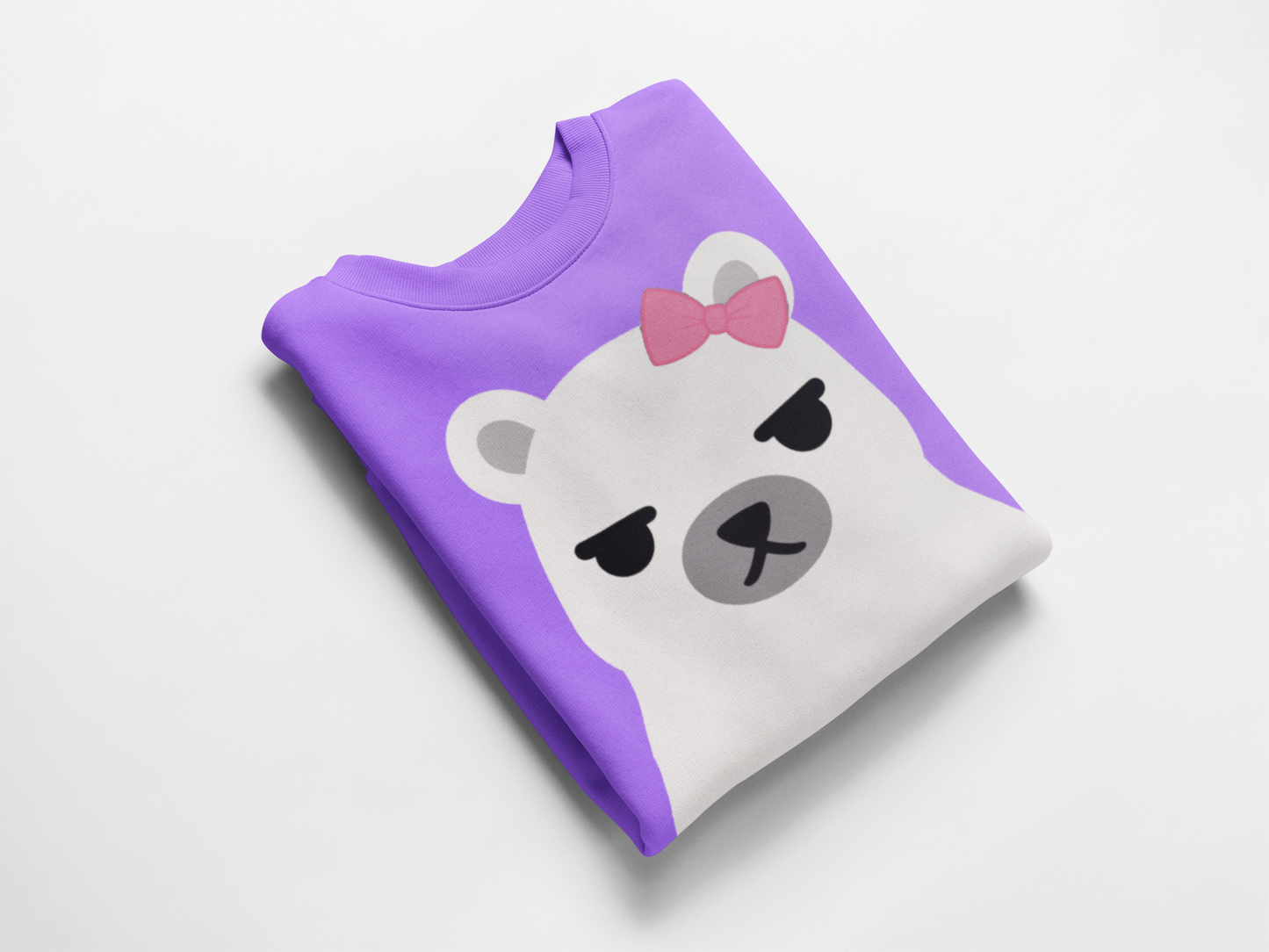 Mira Polar Bear Fleece Sweater from K-Pop Demon Hunters - Adult Size