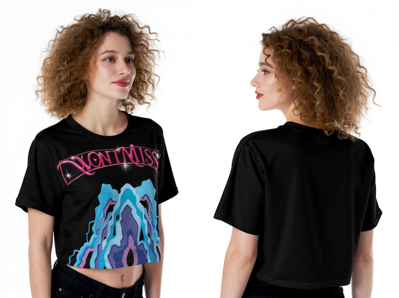 Mira Wont Miss K-Pop Demon Hunters Crop Top Tee