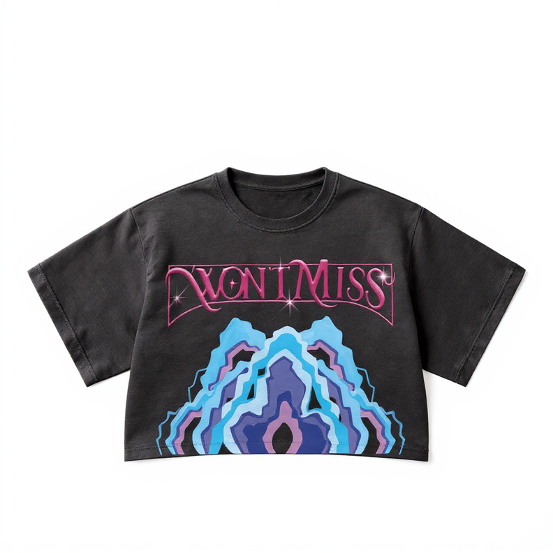 Mira Wont Miss K-Pop Demon Hunters Crop Top Tee